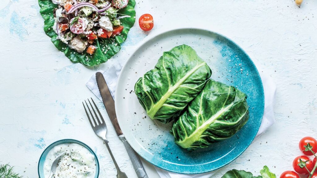 Wraps au saumon tzatziki