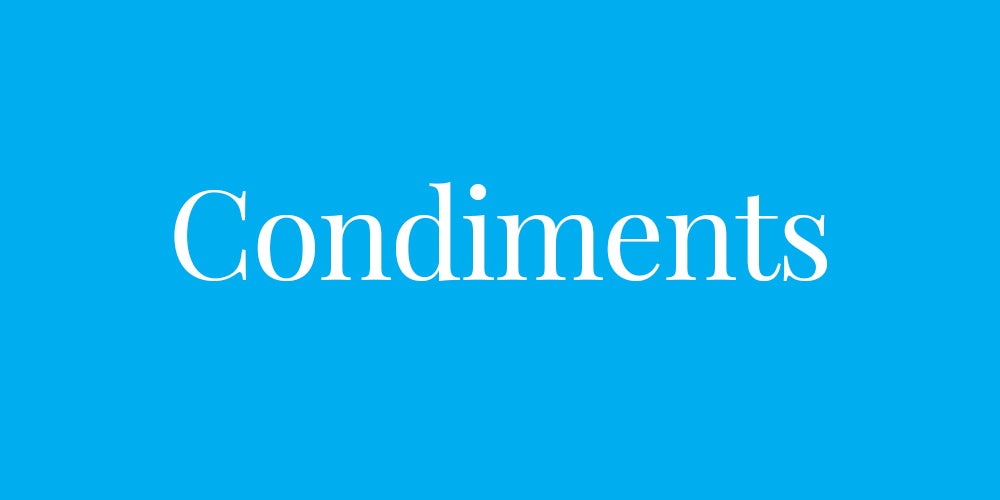 Clean Choice Awards 2019 : Condiments