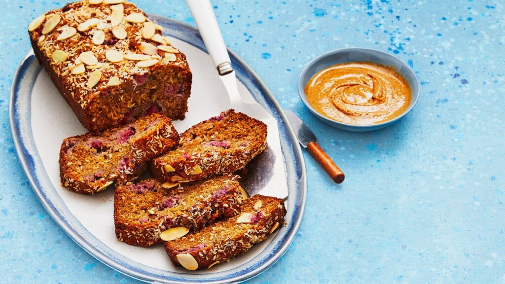 Pain aux amandes et aux framboises sans sucre