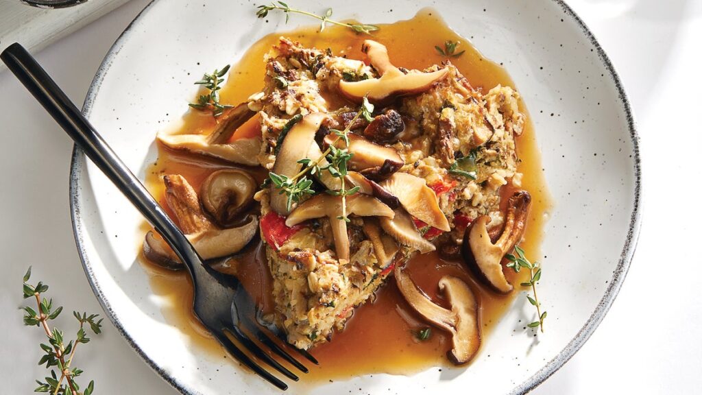 Poêlée de shiitake avec sauce aux champignons