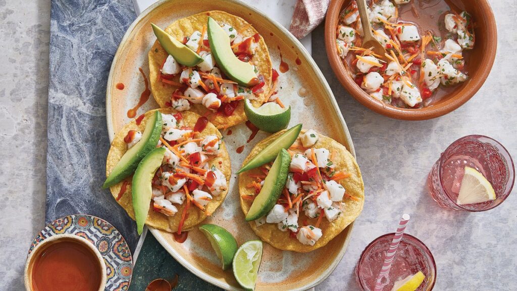 Tostadas de Ceviche