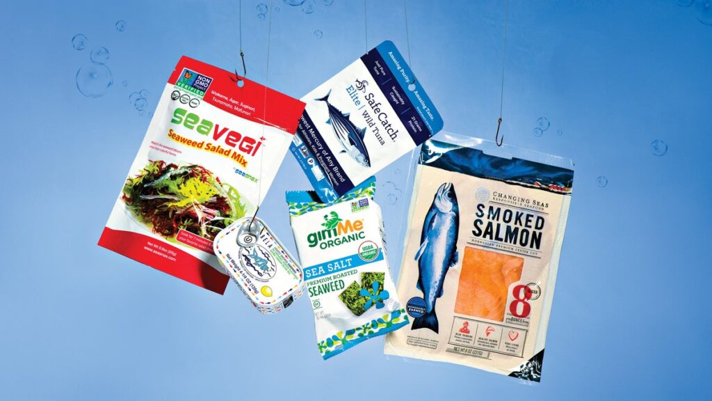 Snacks durables de la mer