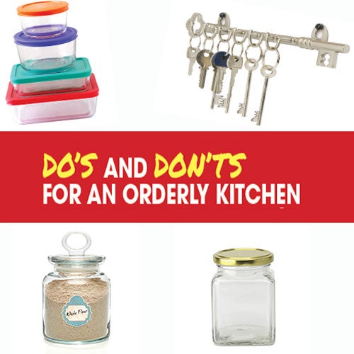 Cinq choses à faire et à ne pas faire pour une cuisine ordonnée