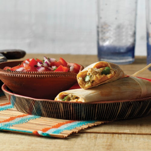 Tamales de dinde salsa verde