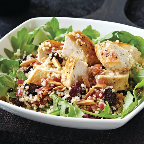 Salade de poulet balsamique aux cerises avec quinoa Salade de poulet balsamique aux cerises avec quinoa