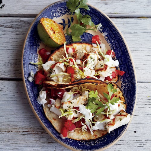Tacos au poisson Baja grillé