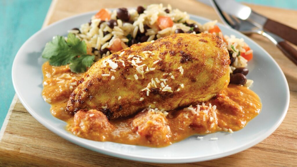 Poulet épicé à la noix de coco à la brésilienne