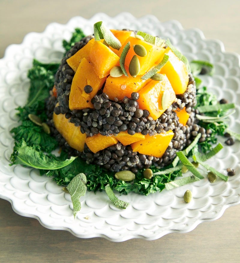 Tian de Butternut Rôti à l'Érable avec Quinoa