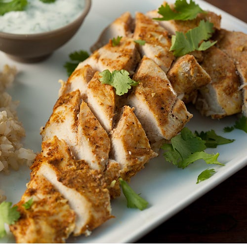 Poulet tandoori mince et épicé