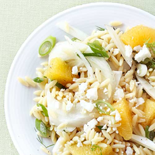 Orzo aux agrumes et au fenouil