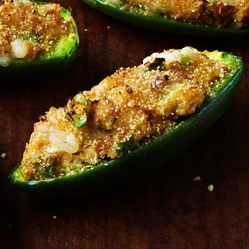 Cheddar Cornbread Jalapeño Poppers