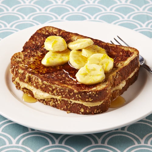 Pain doré aux bananes et au beurre d'arachide