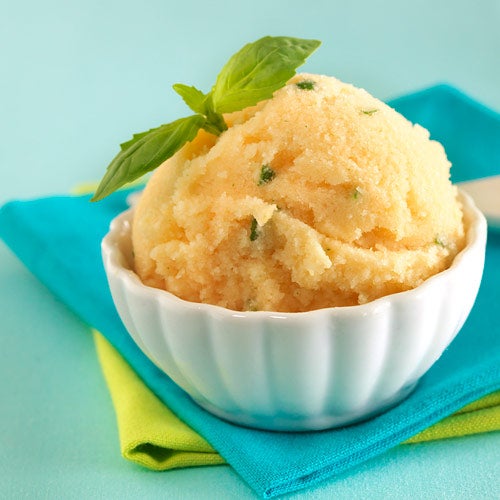 Sorbet Cantaloup Basilic
