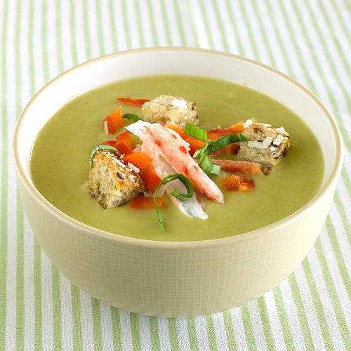 Soupe crémeuse aux asperges