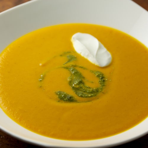Soupe crémeuse aux carottes